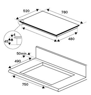 Варочная панель Bertazzoni P785IM2G5NE фото 4 в Тюмени