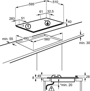Варочная панель Electrolux GRE263MW фото 4 в Тюмени