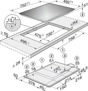 Индукционная панель Miele KM 6349 BRWS фото 2 в Тюмени