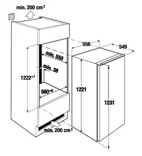 Встраиваемый холодильник Kuppersbusch IKEF 2380-1 фото 2 в Тюмени
