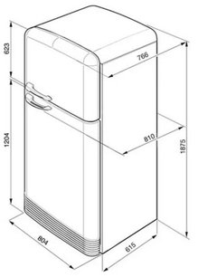 Холодильник Смег FAB50X фото 3 в Тюмени Холодильник Smeg FAB50X фото 3 в Тюмени