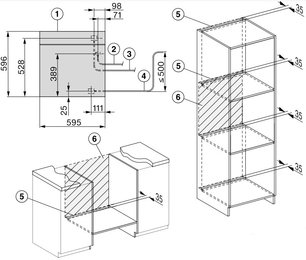 Встраиваемая пароварка Miele DGC 7465 OBSW фото 3 в Тюмени