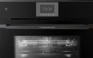 Компактный духовой шкаф с микроволнами  Куперсбуш CBM 6550.0 S2 Black Chrome фото 2 в Тюмени Компактный духовой шкаф с микроволнами  Kuppersbusch CBM 6550.0 S2 Black Chrome фото 2 в Тюмени