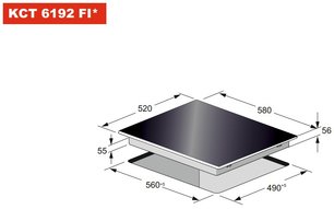 Варочная панель Kaiser KCT 6192 FI ElfEm фото 4 в Тюмени