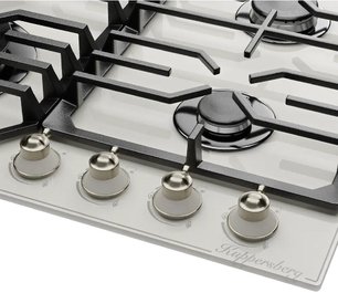 Газовая варочная панель Kuppersberg FG 601 W Silver фото 3 в Тюмени