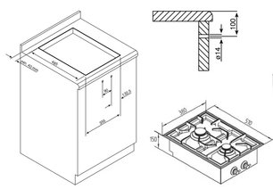 Варочная панель Ilve HF40F фото 2 в Тюмени