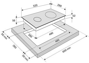Варочная панель KRONA REMO 30 BL фото 4 в Тюмени