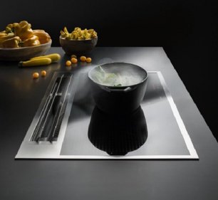 Варочная панель с вытяжкой FALMEC SINTESI 90 INOX (880) фото 3 в Тюмени