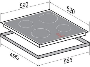 Стеклокерамическая варочная панель Zigmund Shtain CI 30.6 W фото 4 в Тюмени