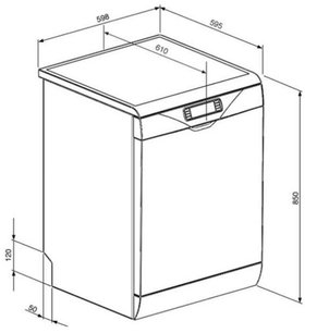 Посудомоечная машина Смег LVS367B фото 2 в Тюмени Посудомоечная машина Smeg LVS367B фото 2 в Тюмени