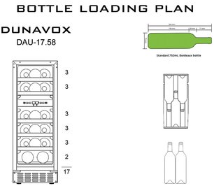 Винный шкаф Dunavox DAU-17.58DSS фото 4 в Тюмени