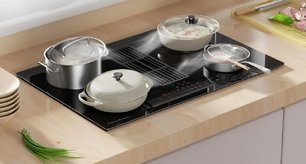 Индукционная варочная панель Zigmund Shtain CIS 311.75 BX с вытяжкой фото 2 в Тюмени