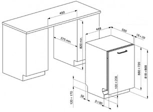 Посудомоечная машина Смег STA4503 фото 2 в Тюмени Посудомоечная машина Smeg STA4503 фото 2 в Тюмени