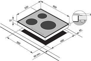 Независимая варочная панель De Dietrich DTV 724 X фото 2 в Тюмени