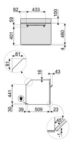 Духовой шкаф Смег SF750BS фото 4 в Тюмени Духовой шкаф Smeg SF750BS фото 4 в Тюмени