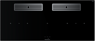 Индукционная варочная поверхность с вытяжкой Kuppersbusch KMI 12850.0 SR-S Silver Chrome фото в Тюмени