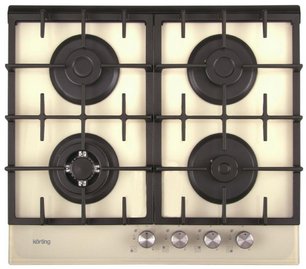 Газовая стеклянная варочная панель Korting HGG 635 CTB фото в Тюмени
