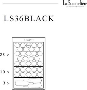 Винный шкаф La Sommeliere LS36BLACK фото 3 в Тюмени