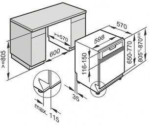 Встраиваемая посудомоечная машина Миле G 5000 SCi фото 4 в Тюмени Встраиваемая посудомоечная машина Miele G 5000 SCi фото 4 в Тюмени