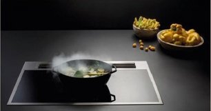 Варочная панель с вытяжкой FALMEC SINTESI 90 INOX (880) фото 4 в Тюмени