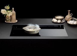 Варочная панель с вытяжкой Falmec BRERA 90 VETRO NERO фото 3 в Тюмени