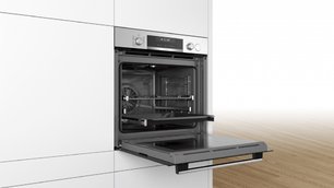 Встраиваемый духовой шкаф с функцией добавления пара BOSCH HRG5184S1 фото 4 в Тюмени Встраиваемый духовой шкаф с функцией добавления пара BOSCH HRG5184S1 фото 4 в Тюмени