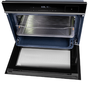 Компактный духовой шкаф с паром Maunfeld MCMO5016STGB фото 4 в Тюмени