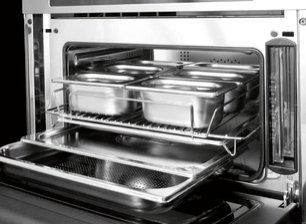 Встраиваемый комбинированный паровой шкаф Fulgor Milano LCSO 4511 TC WH фото 2 в Тюмени