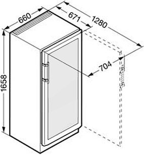 Винный шкаф Либхер WK 4127 Vinothek фото 3 в Тюмени Винный шкаф Liebherr WK 4127 Vinothek фото 3 в Тюмени