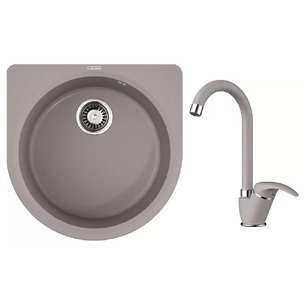 Omoikiri (мойка Akegata 51 GR + смеситель UMI GR) фото в Тюмени