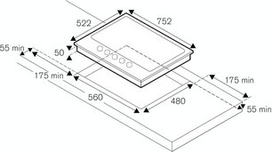 Варочная панель Bertazzoni P755CHERAG фото 3 в Тюмени