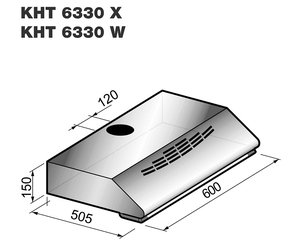 Вытяжка Кертинг KHT 6330 X фото 2 в Тюмени Вытяжка Korting KHT 6330 X фото 2 в Тюмени