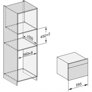 Встраиваемая пароварка Miele DG2840 OBSW фото 3 в Тюмени
