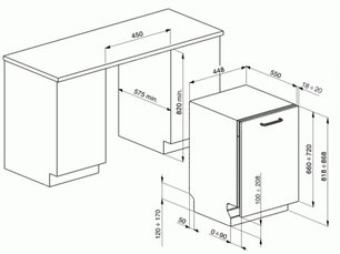 Встраиваемая посудомоечная машина Смег STA4523 фото 2 в Тюмени Встраиваемая посудомоечная машина Smeg STA4523 фото 2 в Тюмени