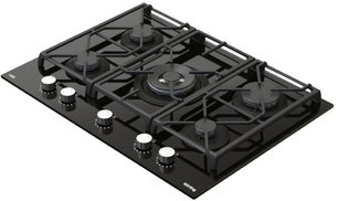 Газовая стеклянная варочная панель Korting HGG 7987 CTN FLC фото 3 в Тюмени