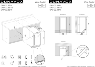 Винный шкаф Dunavox DAU-32.83W фото 2 в Тюмени