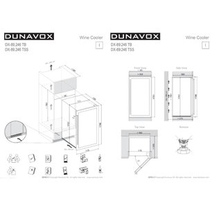 Винный шкаф Dunavox DX-89.246TSS фото 3 в Тюмени
