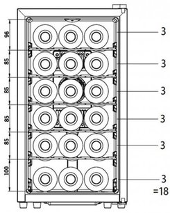 Винный шкаф La Sommeliere LS18KB фото 4 в Тюмени