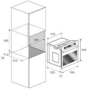 Духовой шкаф Фулгор Милано FQO 6010 P MT X фото 2 в Тюмени Духовой шкаф Fulgor Milano FQO 6010 P MT X фото 2 в Тюмени