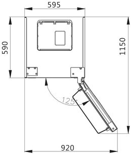 Холодильник Кертинг KNFC 62029 GN фото 4 в Тюмени Холодильник Korting KNFC 62029 GN фото 4 в Тюмени