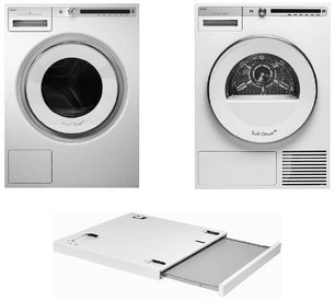 Asko Logic 13 (стиральная машина W4086C.W/3 + сушильная машина T408HD.W + выдвижная полка HSS1053W) фото в Тюмени