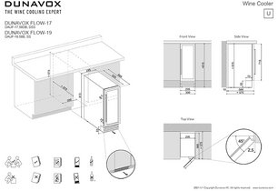 Встраиваемый винный шкаф Dunavox DAUF-17.58DC фото 2 в Тюмени