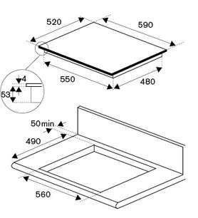 Варочная панель Bertazzoni P603IC1B2NEE фото 4 в Тюмени