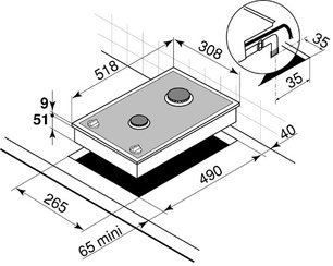 Независимая варочная панель De Dietrich DTG 701 X фото 3 в Тюмени