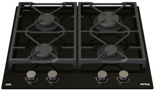 Газовая стеклянная варочная панель Korting HGG 6985 CN FLC фото 2 в Тюмени