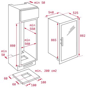Винный шкаф Teka RVI 35 BLACK-SS фото 2 в Тюмени