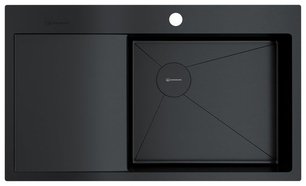 Omoikiri (мойка AKISAME 86 SIDE GB-R + смеситель MIKAWA 2 PLUS-SB GB) фото 2 в Тюмени