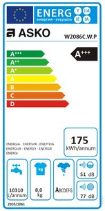 Стиральная машина Аско W2086C.W.P фото 3 в Тюмени Стиральная машина Asko W2086C.W.P фото 3 в Тюмени