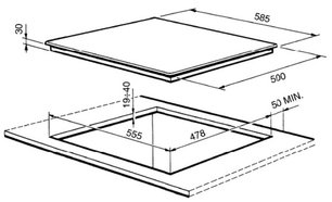 Варочная панель Smeg SI3644D фото 2 в Тюмени