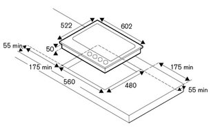 Варочная панель Bertazzoni P604LMODNE фото 4 в Тюмени